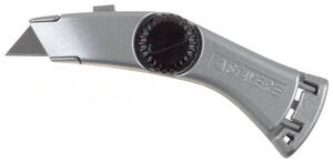 Нож металлический с трапециевидным лезвием 19 мм MASTER ДЕЛЬФИН 0945 STAYER