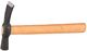 Молоток-кирочка каменщика с деревянной рукояткой