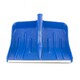 Лопата для уборки снега пластиковая, синяя, 420 х 425 мм, без черенка, Россия,