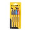 Набор маркеров Stanley, STHT81391-0, черный, красный, синий, заостренный наконечник STHT81391-0 Stanley
